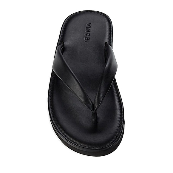 Vince Leather Flip Flop Sandal - Picture 8 of 14